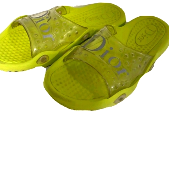 CHRISTIAN DIOR BEACH SLIDES - Picture 10 of 13